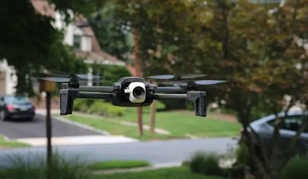 Drone flying