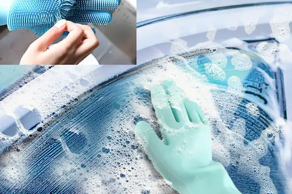Silicone Cleaning Gloves