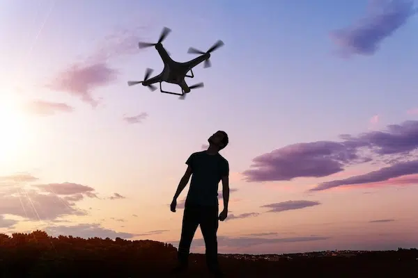drone flying