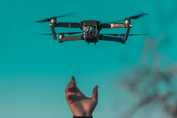 drone flying