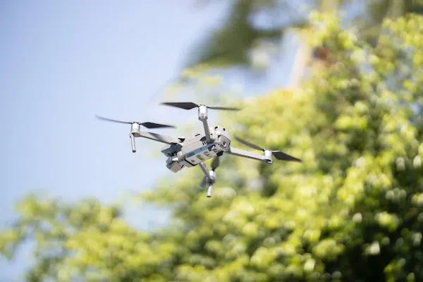 drone flying