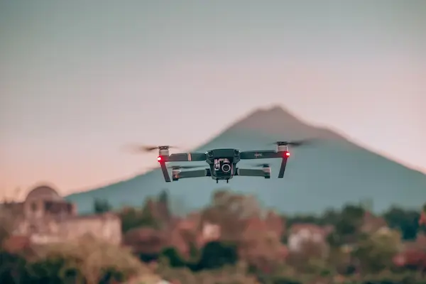 drone shot
