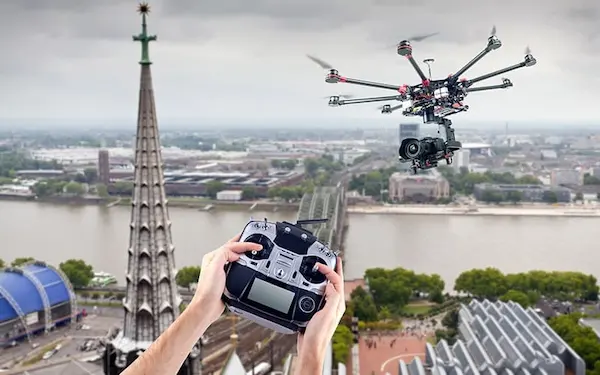 Drones can provide stunning overhead shots