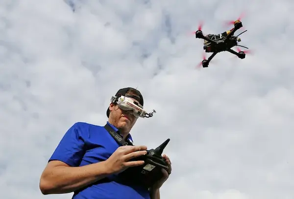 Trying Racing Drone