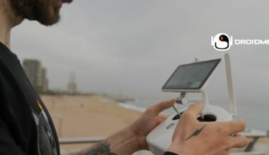 how to operate drone camera