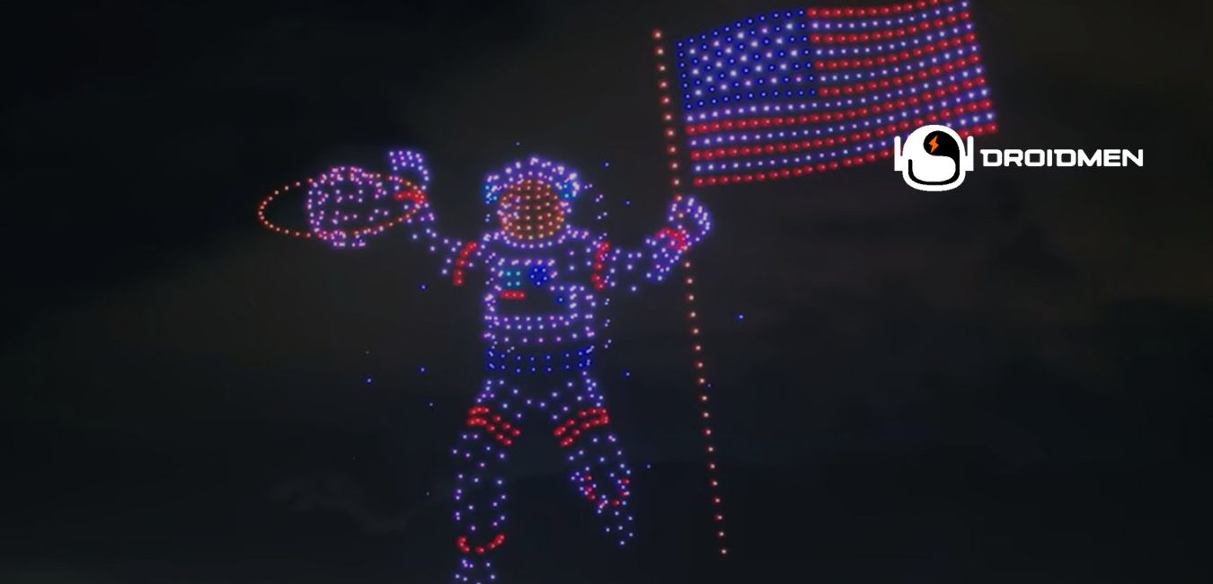 what drones are used for light shows