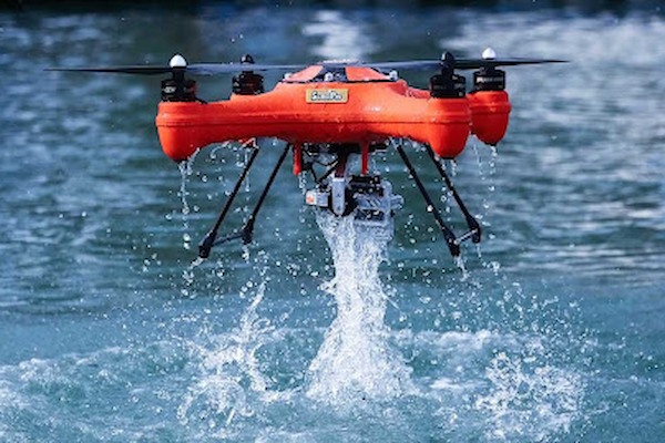 Saltwater can harm drones